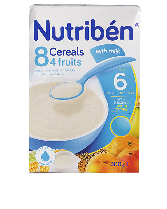 Nutriben 8 Cereals with Fruits & Milk